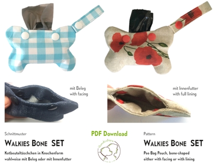 WALKIESBONE poop bag pouch